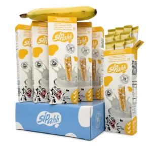 Mellow Yellow Banana Smoothie (60 Milk Flavor Straws Pack)