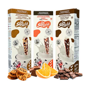 CHOCOLATE PARTY TRIO 30 PACK FLAVORED MILK STRAWS