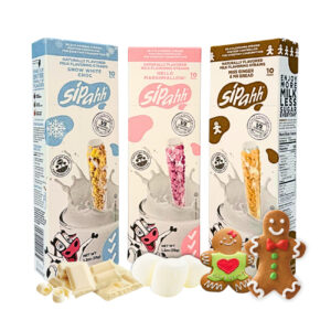 COZY WINTER SIPS 30 PACK FLAVORED MILK STRAWS